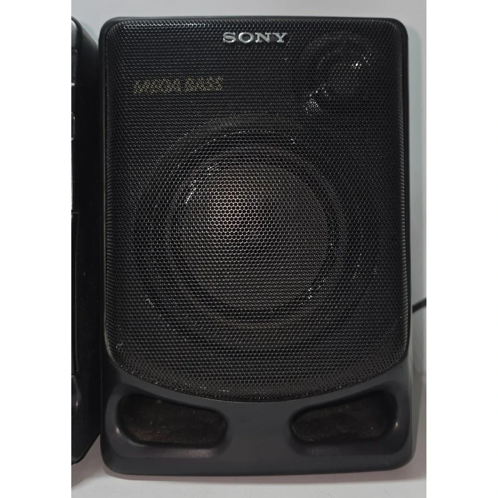Sony CFD-550 CD Radio Dual Cass. Boombox Mega Bass Vintage 1995 For Parts/Repair